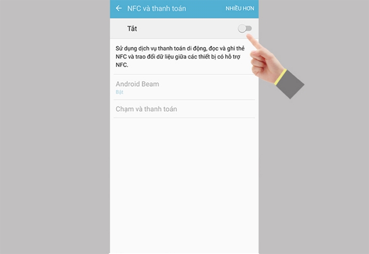 Cách tắt NFC Cách tắt NFC