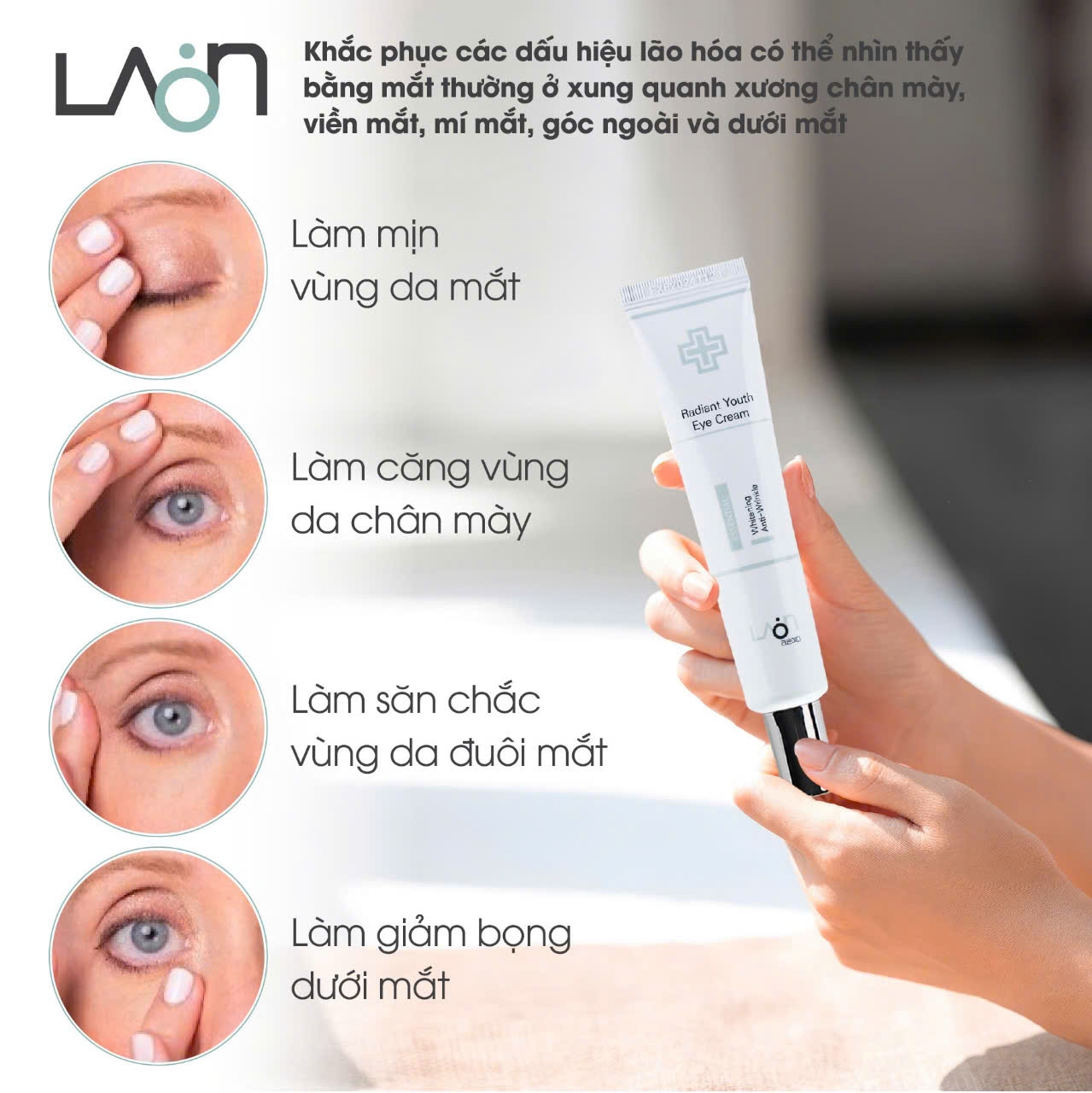 Kem dưỡng mắt LaonMedi Radiant Youth Eye Cream