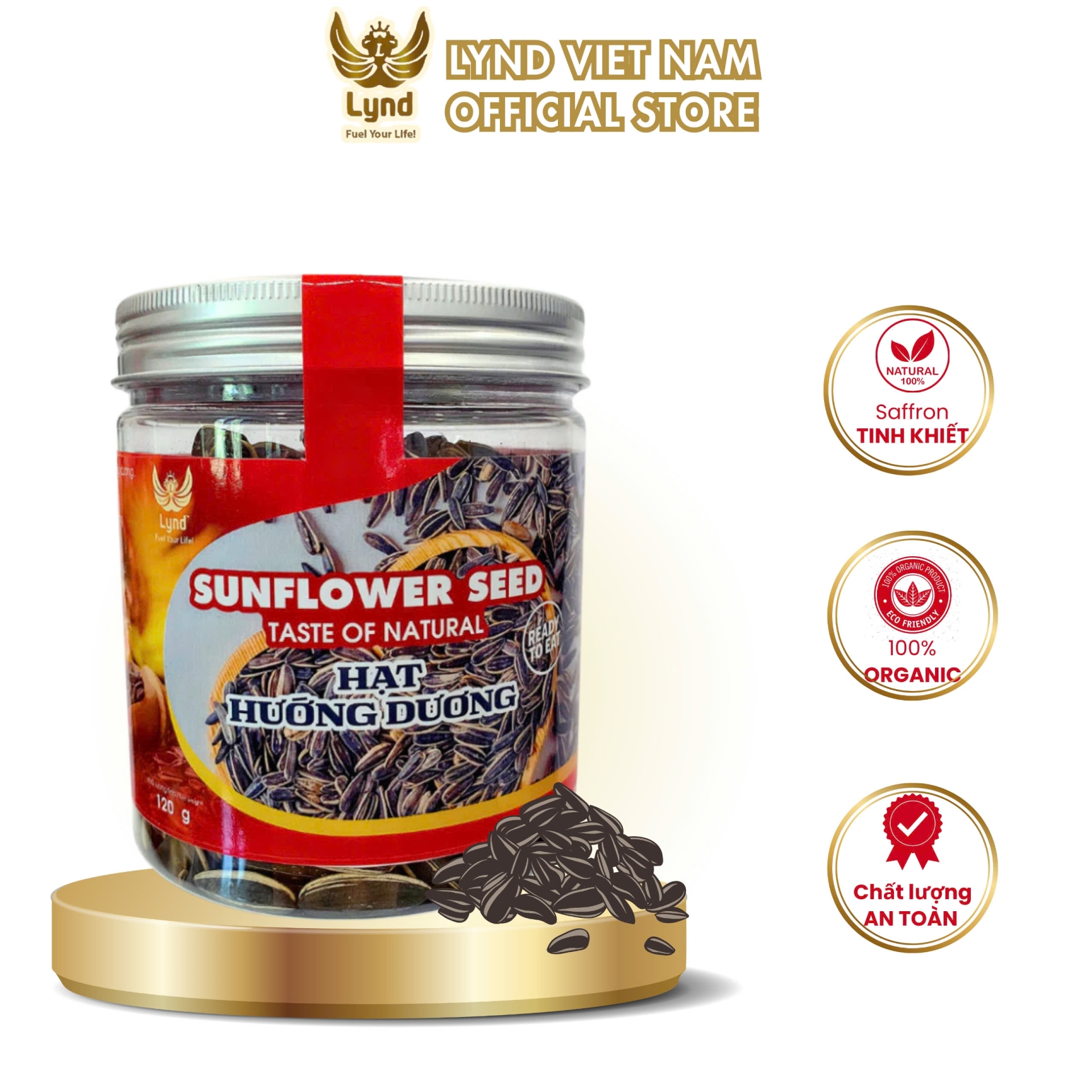 Hạt hướng dương LYND (Sunflower Seeds) 120g