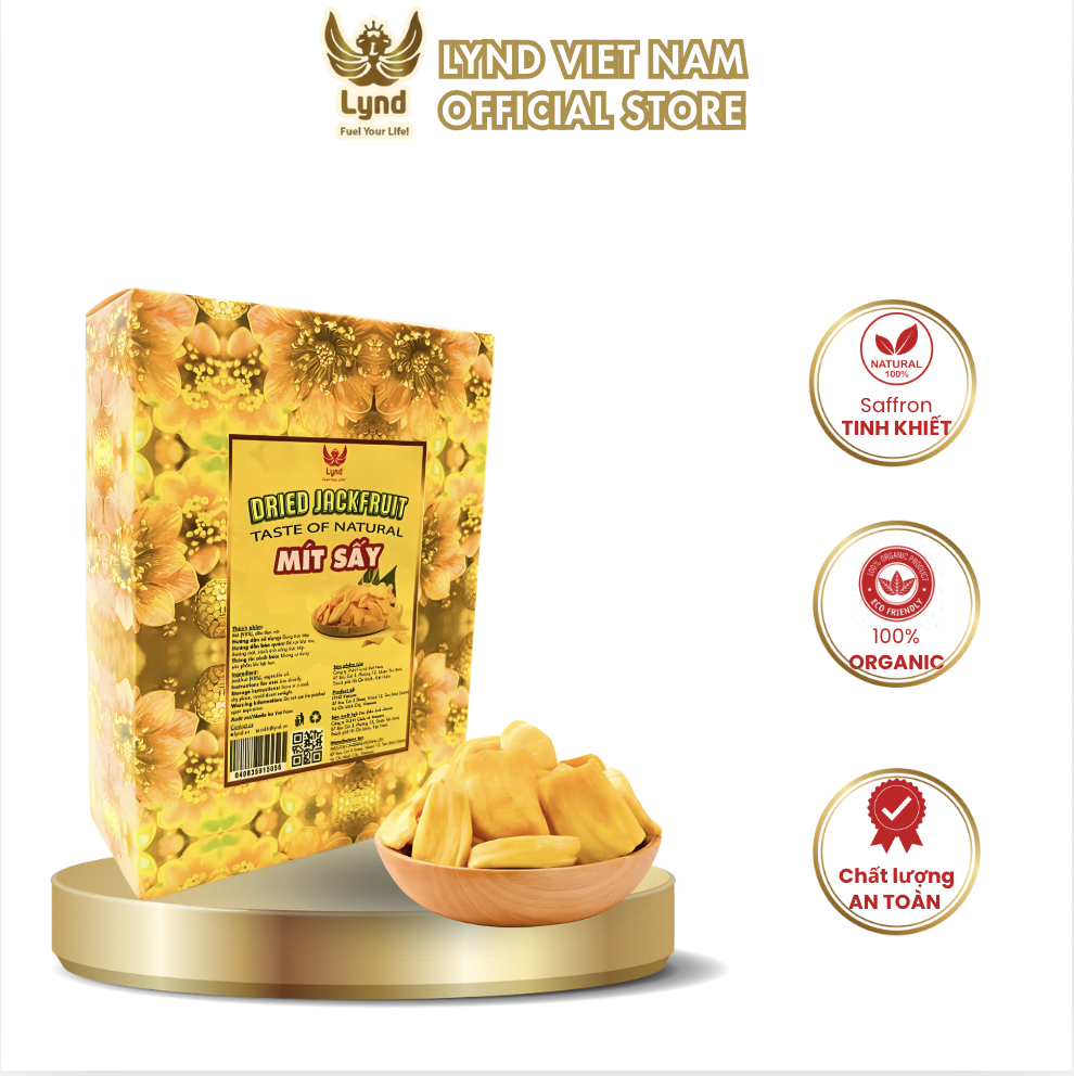 Mít Sấy Giòn LYND ( CRIED JACKFRUIT ) 60gr