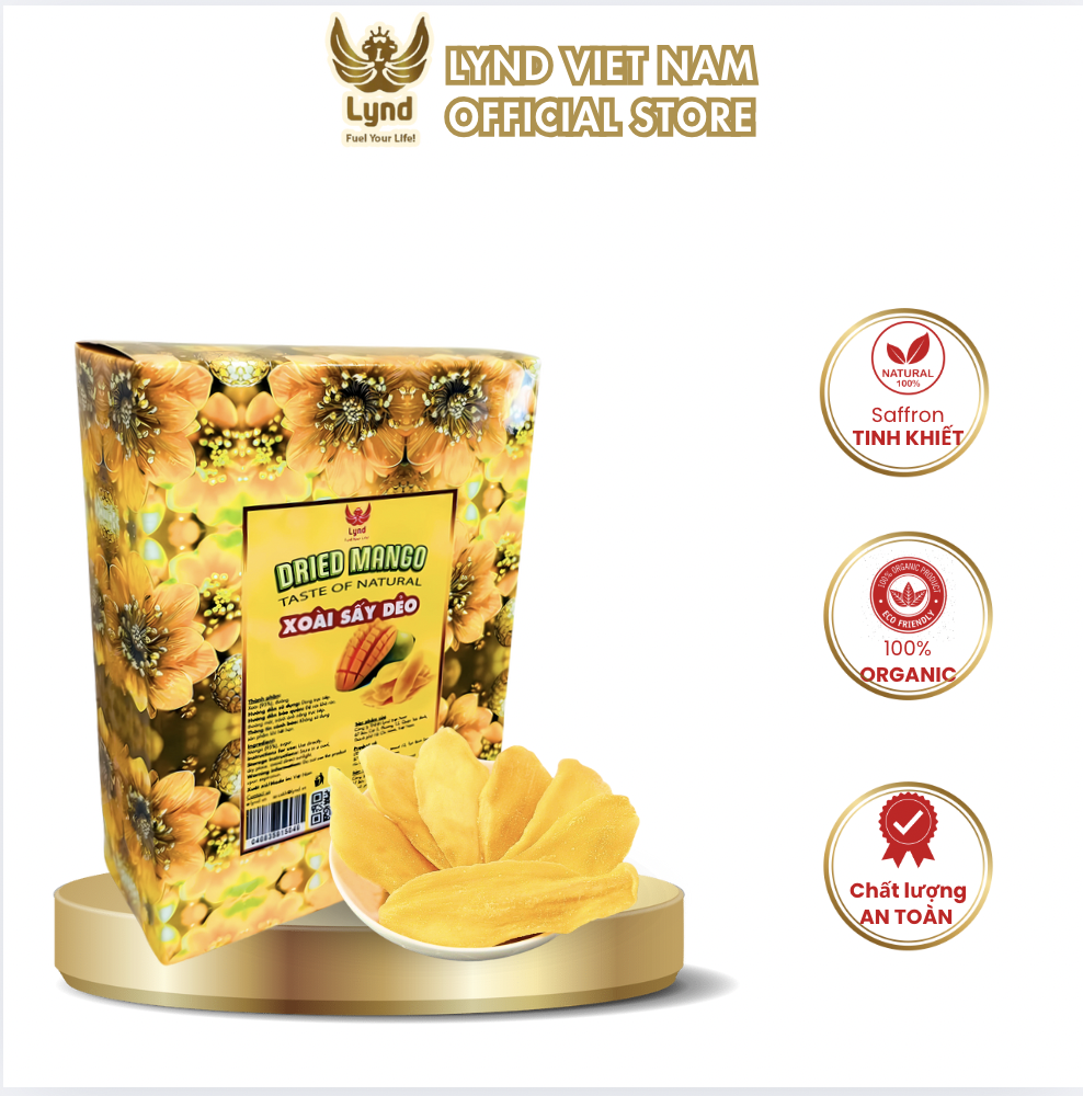 Xoài sấy dẻo LYND ( CRIED MANGO) 160gr