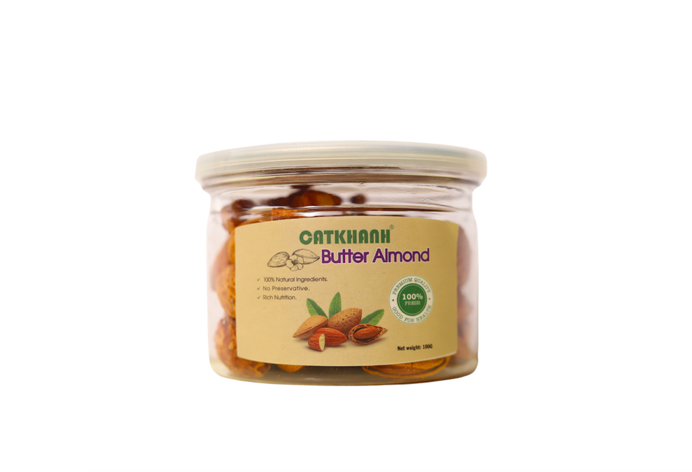 Hạt hạnh nhân lon 100g