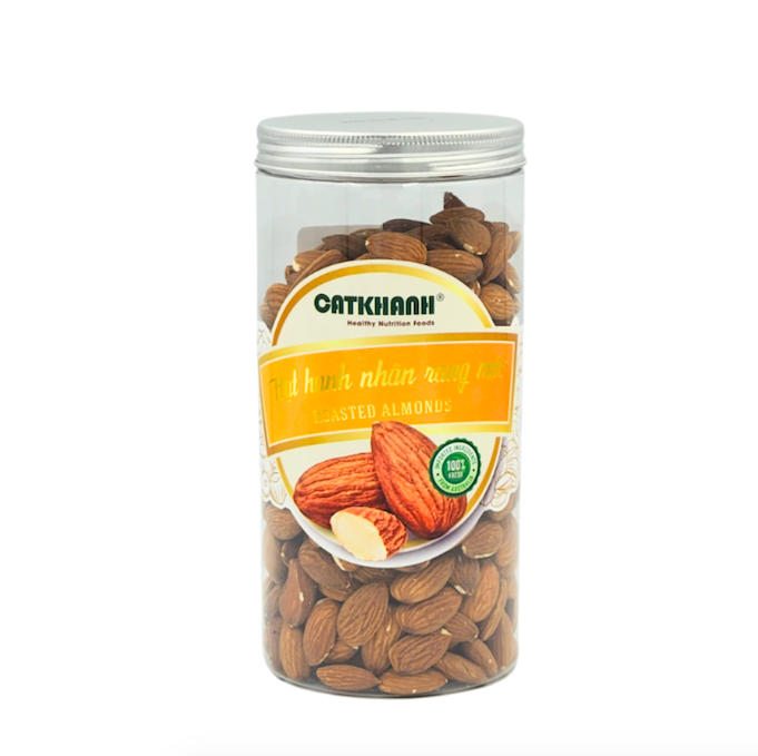 Hạt hạnh nhân lon 450g