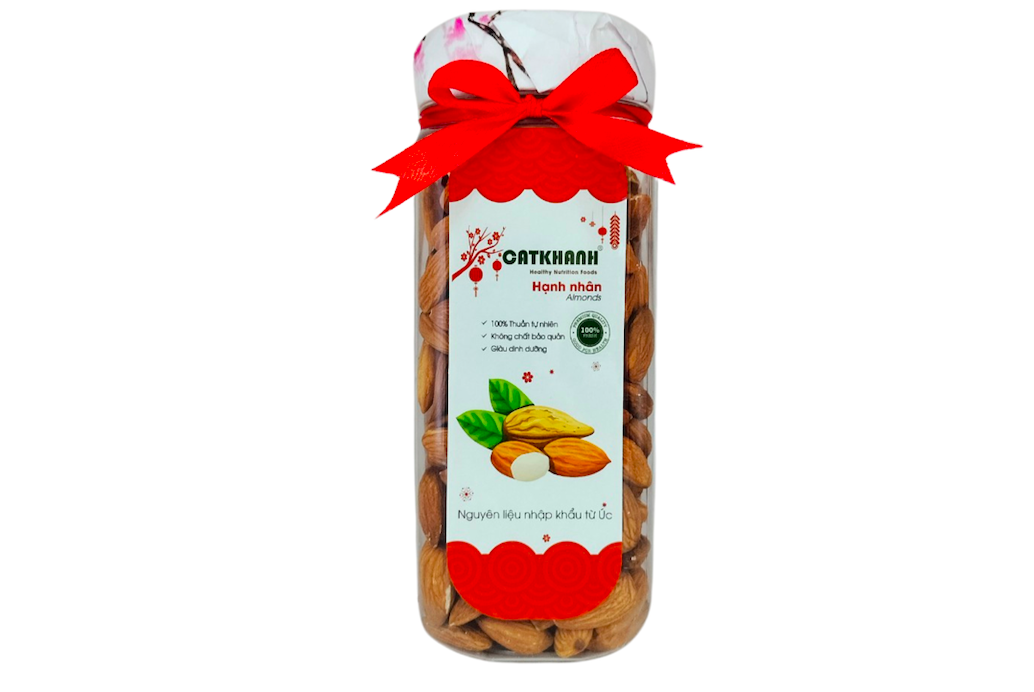 Hạt hạnh nhân nắp hoa đào 300g