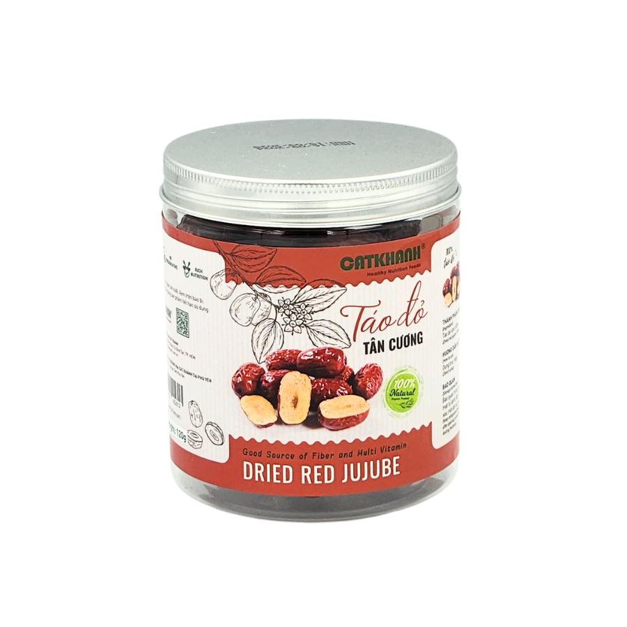 Táo đỏ sấy khô lon 120g
