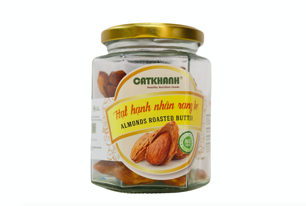 Hạt hạnh nhân rang bơ túi 500g