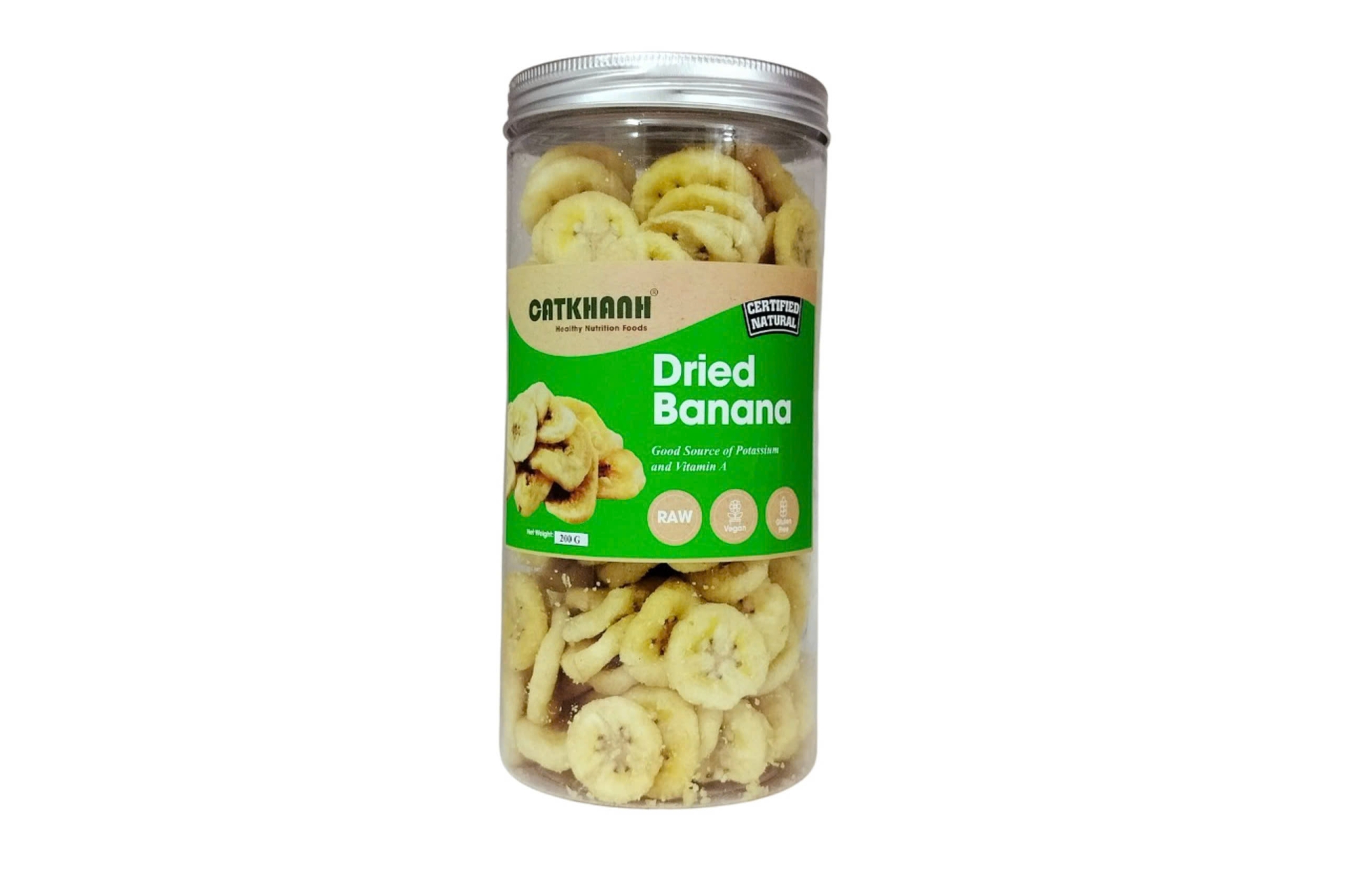 Chuối sấy khô lon 100g