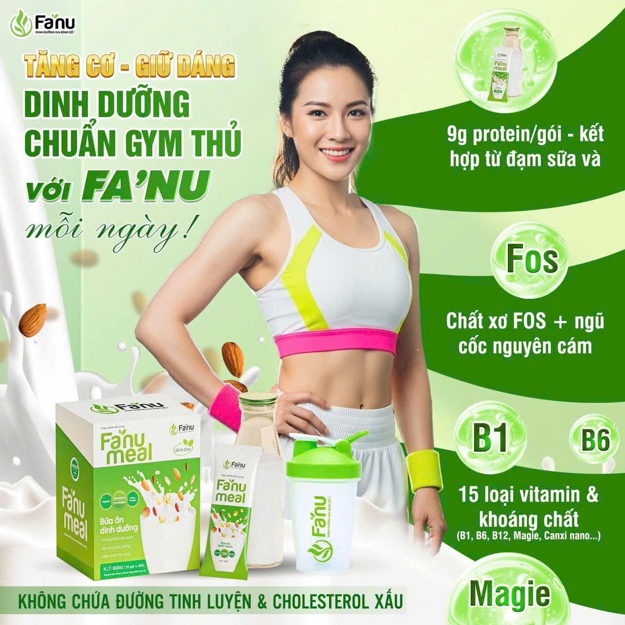 Bữa ăn dinh dưỡng Fanu meal
